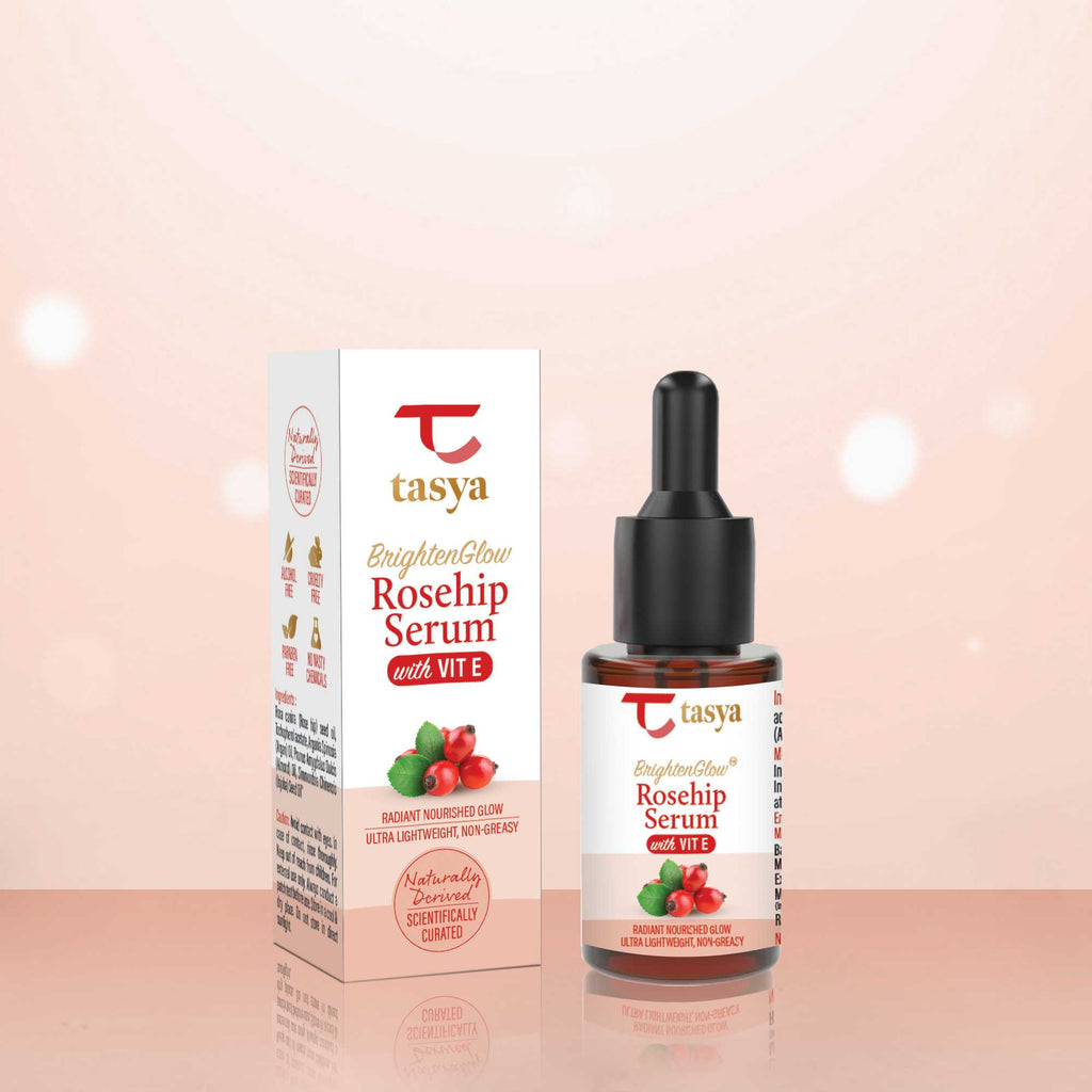 Tasya BrightenGlow™ Rosehip Serum with Vitamin E