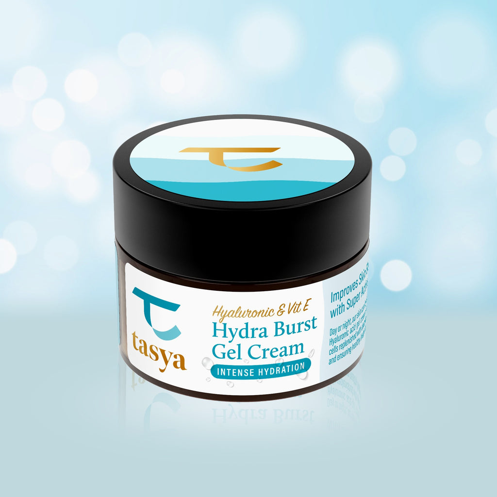 Tasya Hydra Burst Vitamin E Hyaluronic Acid Moisturizer Gel Cream I Squalane Oil I CICA 50g